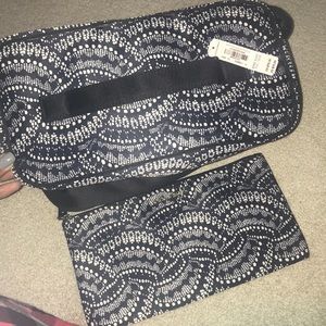 Traveling bag with matching make up bag